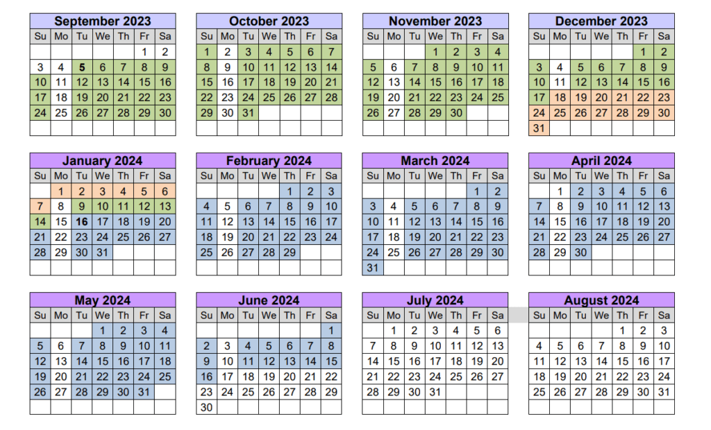 2023/24 Academic Calendar | Olympiads School